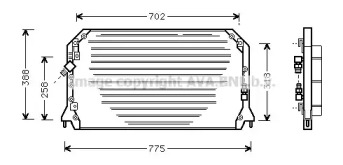 Конденсатор AVA QUALITY COOLING TO5253