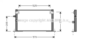 Конденсатор AVA QUALITY COOLING TO5265