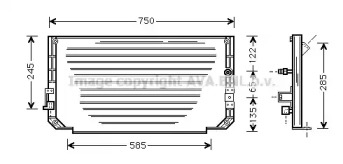 Конденсатор AVA QUALITY COOLING TO5271