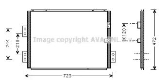 Конденсатор AVA QUALITY COOLING TO5277