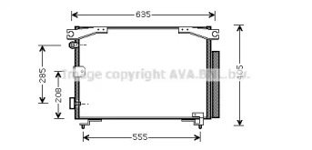 Конденсатор AVA QUALITY COOLING TO5280D