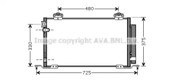 Конденсатор AVA QUALITY COOLING TO5393D