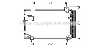 Конденсатор AVA QUALITY COOLING TO5394D