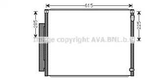 Конденсатор AVA QUALITY COOLING TO5564D