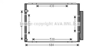 Конденсатор AVA QUALITY COOLING TO5574D