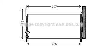 Конденсатор AVA QUALITY COOLING TO5576D