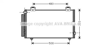 Конденсатор AVA QUALITY COOLING TO5594