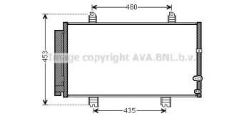 Конденсатор AVA QUALITY COOLING TO5653D