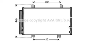 Конденсатор, кондиционер AVA QUALITY COOLING TO5662D