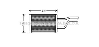 Теплообменник AVA QUALITY COOLING TO6326