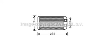 Теплообменник, отопление салона AVA QUALITY COOLING TO6557