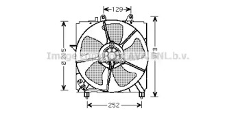 Вентилятор AVA QUALITY COOLING TO7517