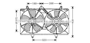 Вентилятор AVA QUALITY COOLING TO7521