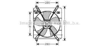 Вентилятор AVA QUALITY COOLING TO7525