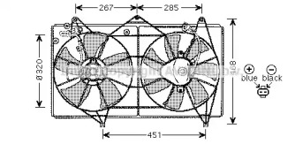 Вентилятор AVA QUALITY COOLING TO7527