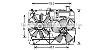 Вентилятор AVA QUALITY COOLING TO7534