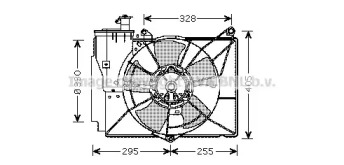 Вентилятор AVA QUALITY COOLING TO7539