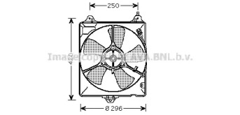 Вентилятор AVA QUALITY COOLING TO7541