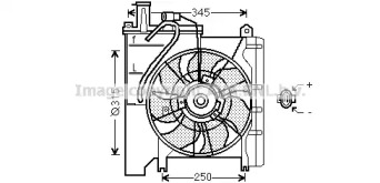 Вентилятор AVA QUALITY COOLING TO7553