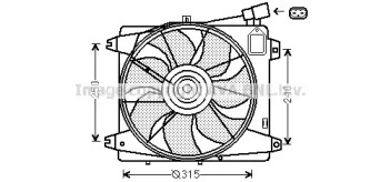 Вентилятор AVA QUALITY COOLING TO7555