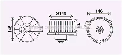 Электродвигатель AVA QUALITY COOLING TO8735