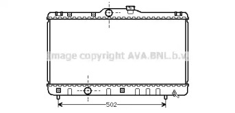 Теплообменник AVA QUALITY COOLING TOA2147