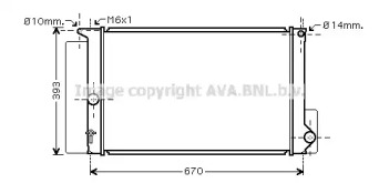 Теплообменник AVA QUALITY COOLING TOA2397