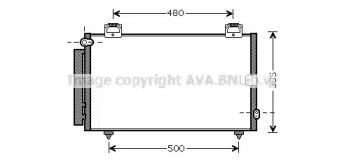 Конденсатор AVA QUALITY COOLING TOA5594D