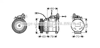 Компрессор AVA QUALITY COOLING TOK387