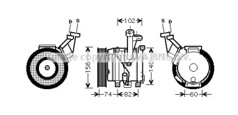 Компрессор AVA QUALITY COOLING TOK440