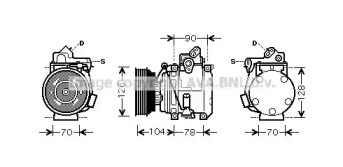 Компрессор AVA QUALITY COOLING TOK441