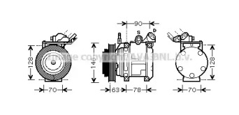 Компрессор AVA QUALITY COOLING TOK442