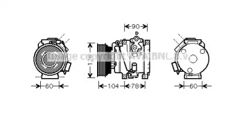 Компрессор AVA QUALITY COOLING TOK449