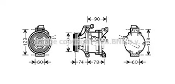 Компрессор AVA QUALITY COOLING TOK452