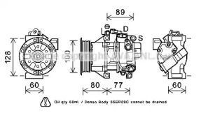 Компрессор AVA QUALITY COOLING TOK618