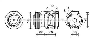 Компрессор AVA QUALITY COOLING TOK620