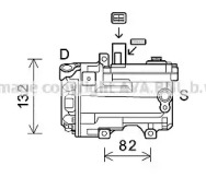 Компрессор AVA QUALITY COOLING TOK624