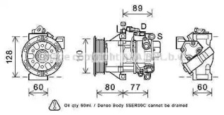 Компрессор AVA QUALITY COOLING TOK626