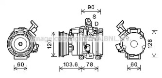 Компрессор AVA QUALITY COOLING TOK631