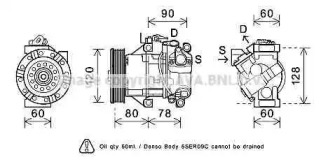 Компрессор AVA QUALITY COOLING TOK656