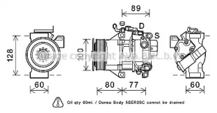 Компрессор AVA QUALITY COOLING TOK681