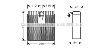 Испаритель, кондиционер AVA QUALITY COOLING TOV390