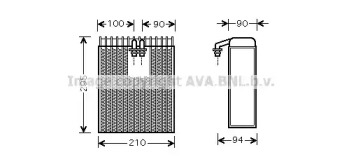 Испаритель AVA QUALITY COOLING TOV391