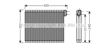 Испаритель, кондиционер AVA QUALITY COOLING TOV484