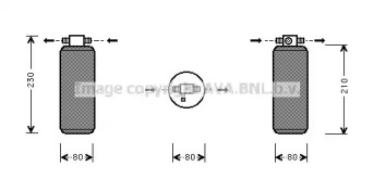 Осушитель AVA QUALITY COOLING UVD031