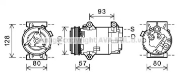 Компрессор AVA QUALITY COOLING UZK001