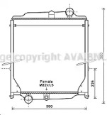 Теплообменник AVA QUALITY COOLING VL2057