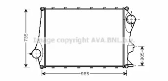 Теплообменник AVA QUALITY COOLING VL4043