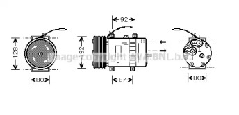 Компрессор AVA QUALITY COOLING VLAK030