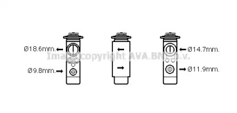 Клапан AVA QUALITY COOLING VO1172